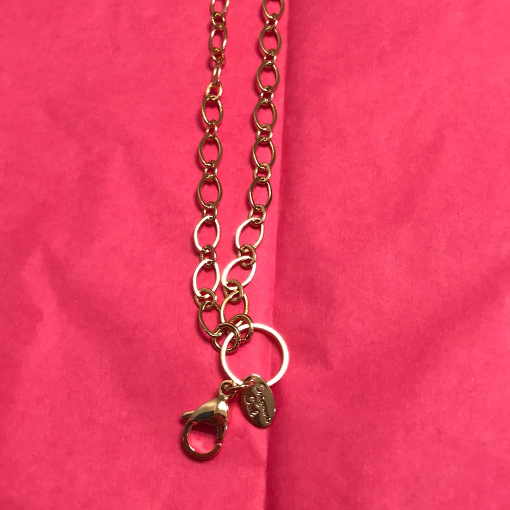 Origami Owl Gold 32” Long Chain. Never used.